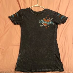 Sinful XL (fits like a L) Tee; Worn twice. Smoke/pet free home.
